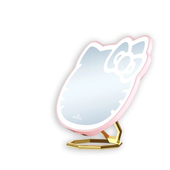 Hello Kitty X Impressions Vanity LED Mirror With Gold Stand - Picture 3 of 11